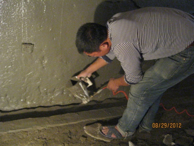 Repair leaking of the undergroung parking